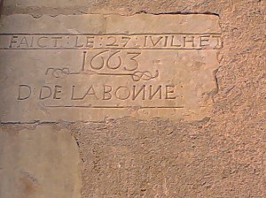 Une pierre du XVIIème, Neuvic.